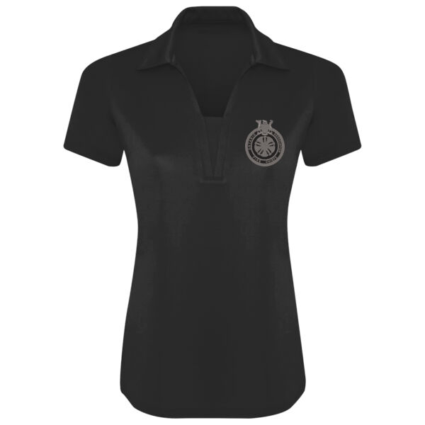 Coal Harbour Black Ladies Sport Shirt  Thumbnail