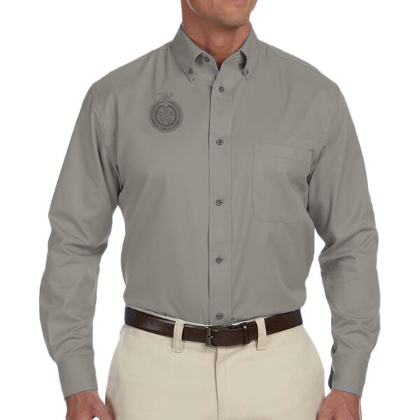 Grey Tonal Everyday Long Sleeve Shirt Thumbnail